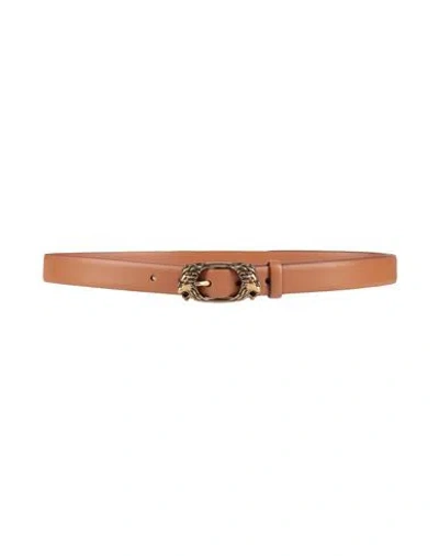 Tod's Woman Belt Brown Size 34 Leather