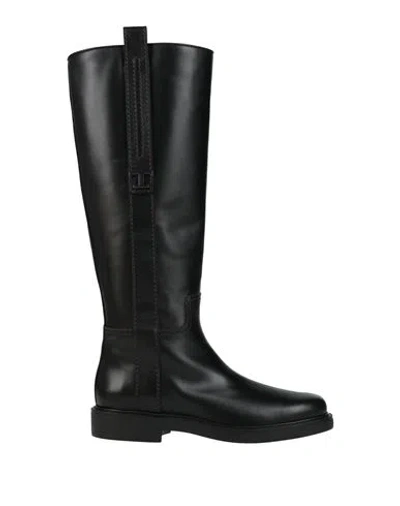 Tod's Woman Boot Black Size 7 Leather