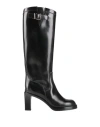 Tod's Biker Boot With Square Heel In Black