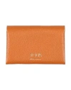 Tod's Woman Cardholder Tan Size - Leather In Orange