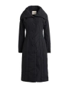 Tod's Woman Coat Black Size 2 Polyamide, Viscose In Black