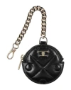 Tod's Woman Coin Purse Black Size - Leather, Metal