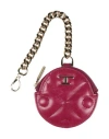 Tod's Woman Coin Purse Garnet Size - Leather, Metal In Red