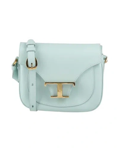 Tod's Woman Cross-body Bag Light Green Size - Soft Leather