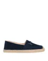 Tod's Woman Espadrilles Midnight Blue Size 4 Leather