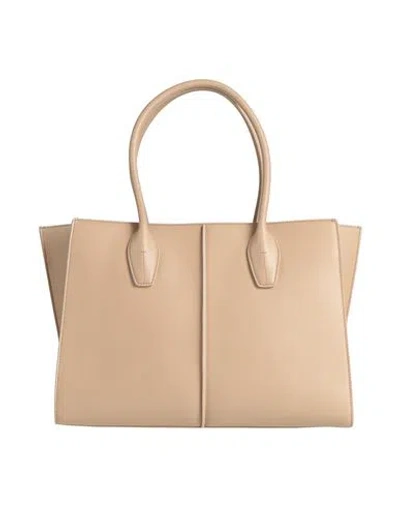 Tod's Woman Handbag Beige Size - Calfskin
