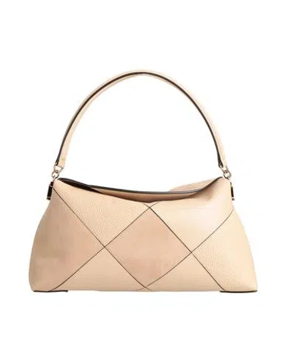Tod's Woman Handbag Beige Size - Leather In Sand