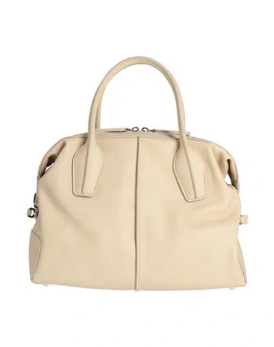 Tod's Woman Handbag Cream Size - Leather In White