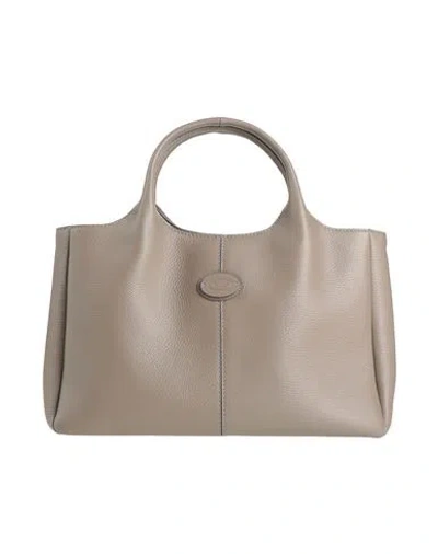Tod's Woman Handbag Grey Size - Leather In Grey