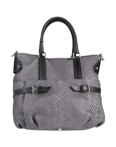 Tod's Woman Handbag Grey Size - Leather In Gray