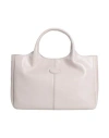 Tod's Woman Handbag Grey Size - Leather In Gray
