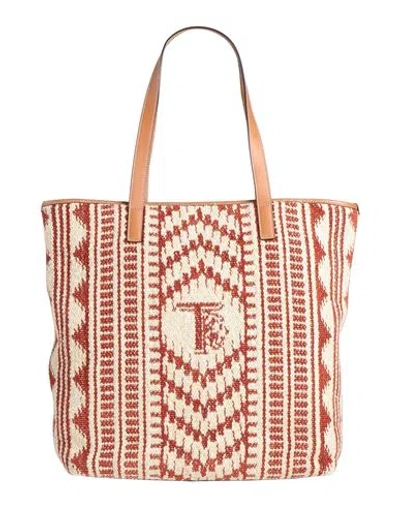 Tod's Woman Handbag Ivory Size - Wool In White