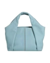 Tod's Woman Handbag Light Blue Size - Calfskin In Blue