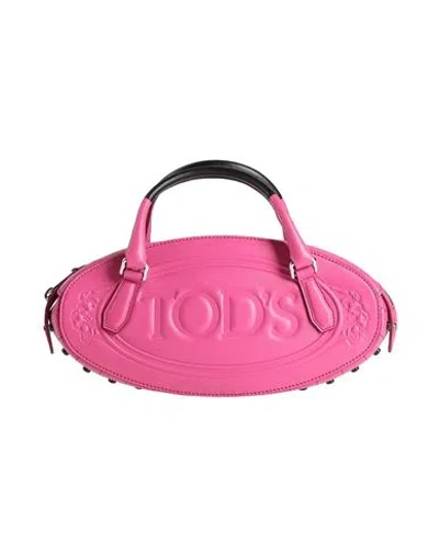 Tod's Woman Handbag Magenta Size - Soft Leather