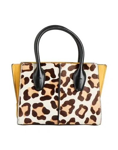 Tod's Woman Handbag Marigold Size - Calfskin In Yellow
