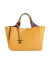 Tod's Woman Handbag Marigold Size - Leather In Yellow