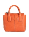 Tod's Woman Handbag Orange Size - Leather In Burgundy