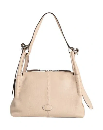 Tod's Woman Handbag Sand Size - Leather In Neutral