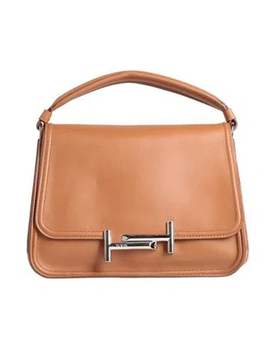 Tod's Woman Handbag Tan Size - Leather In Brown