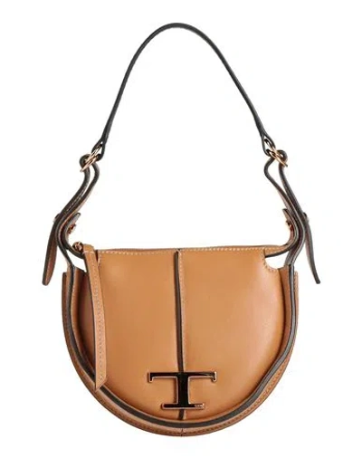 Tod's Woman Handbag Tan Size - Leather In Brown