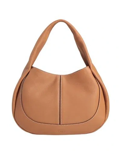 Tod's Woman Handbag Tan Size - Leather In Brown