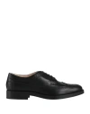 Tod's Woman Lace-up Shoes Black Size 7.5 Leather