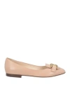 Tod's Woman Loafers Beige Size 8 Leather