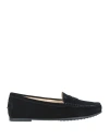 Tod's Woman Loafers Black Size 5.5 Leather