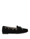 Tod's Woman Loafers Black Size 6.5 Leather