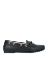 Tod's Woman Loafers Black Size 6.5 Soft Leather In Black