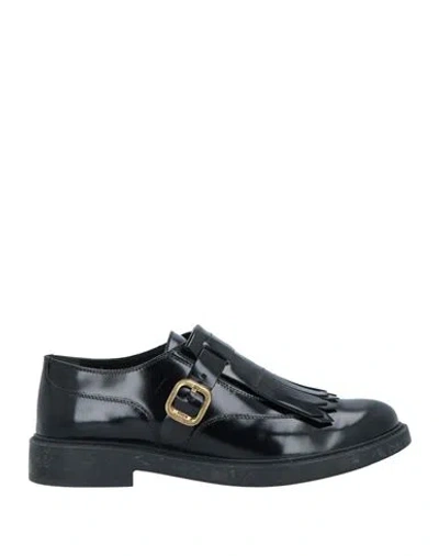 Tod's Woman Loafers Black Size 7 Soft Leather
