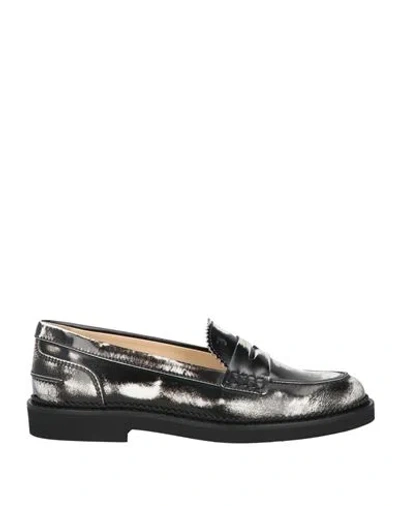 Tod's Woman Loafers Black Size 7 Soft Leather