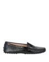 Tod's Woman Loafers Black Size 5.5 Leather