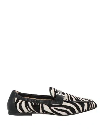 Tod's Woman Loafers Black Size 8 Calfskin