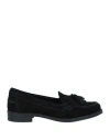 Tod's Woman Loafers Black Size 6.5 Leather