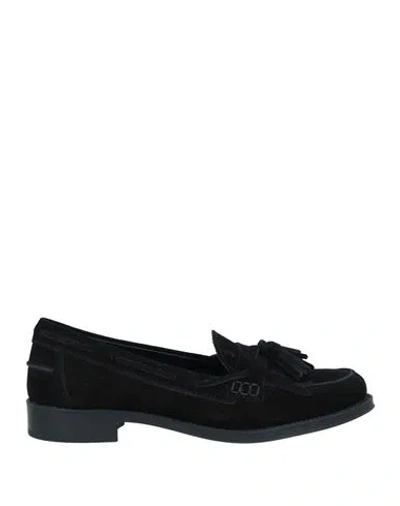 Tod's Woman Loafers Black Size 6.5 Leather