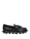 Tod's Woman Loafers Black Size 8 Soft Leather