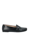 Tod's Woman Loafers Black Size 8 Soft Leather