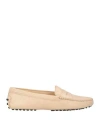 Tod's Woman Loafers Blush Size 7.5 Leather In Neutral