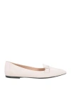 Tod's Woman Loafers Blush Size 7.5 Soft Leather In Pink