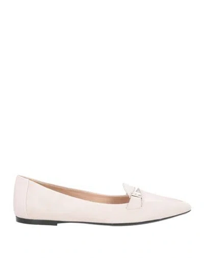 Tod's Woman Loafers Blush Size 7.5 Soft Leather In Pink