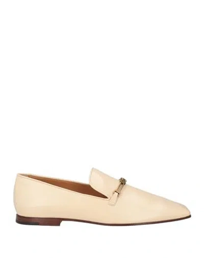 Tod's Woman Loafers Blush Size 8 Leather In Pink