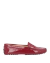 Tod's Loafers In Red