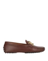 Tod's Woman Loafers Chocolate Brown Size 6.5 Leather In Brown
