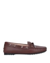 Tod's Woman Loafers Chocolate Brown Size 6.5 Soft Leather