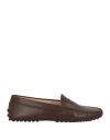 Tod's Woman Loafers Chocolate Brown Size 8 Calfskin