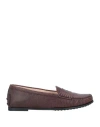 Tod's Woman Loafers Dark Brown Size 7 Soft Leather In Brown