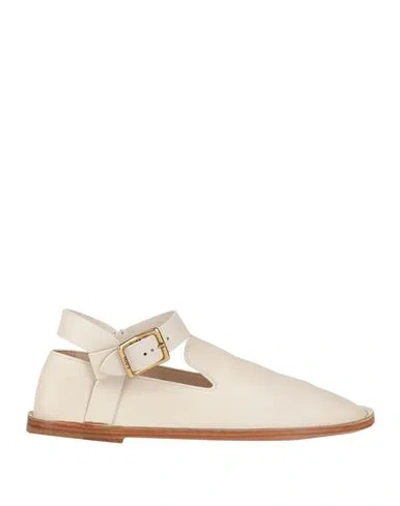 Tod's Woman Loafers Ivory Size 7 Leather In White