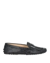 TOD'S TOD'S WOMAN LOAFERS LEAD SIZE 4.5 CALFSKIN