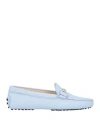 Tod's Woman Loafers Lilac Size 6.5 Leather In Purple